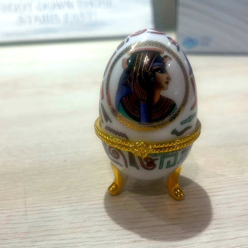 Vintage Egyptian trinket box